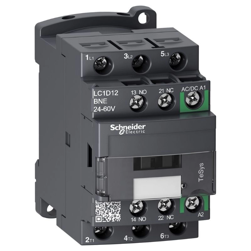 Contactor TeSys D tripolar de 12A AC3 440V 24-60V CA/CC 50/60Hz